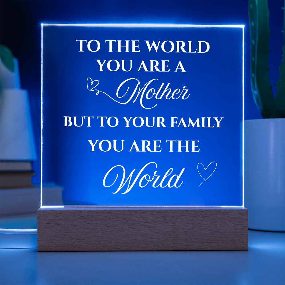 To My Mother Acrylic Plaque