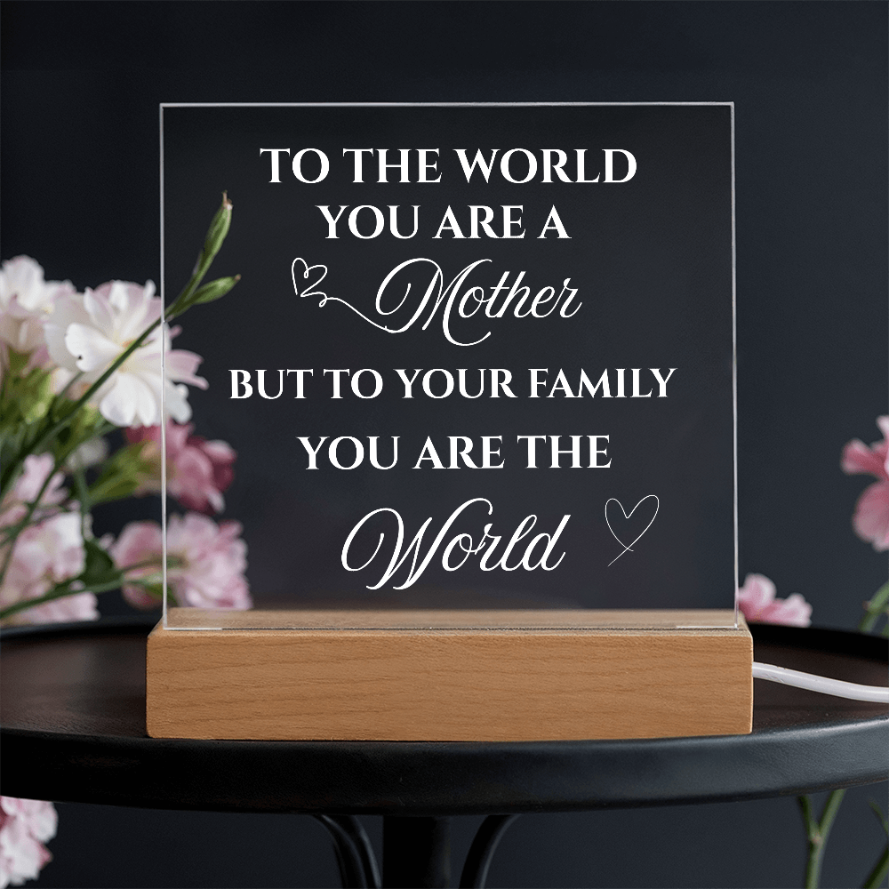 To My Mother Acrylic Plaque