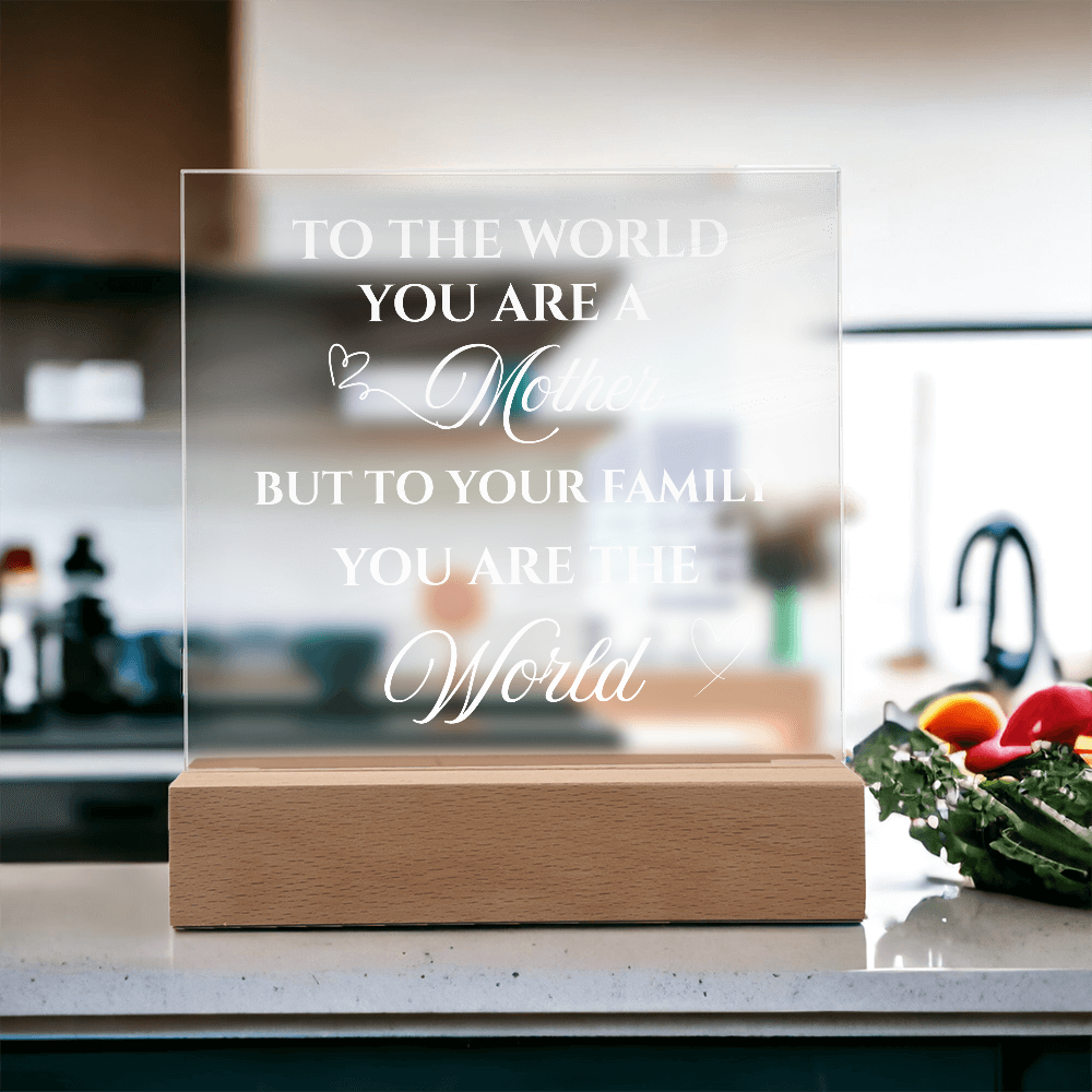 To My Mother Acrylic Plaque