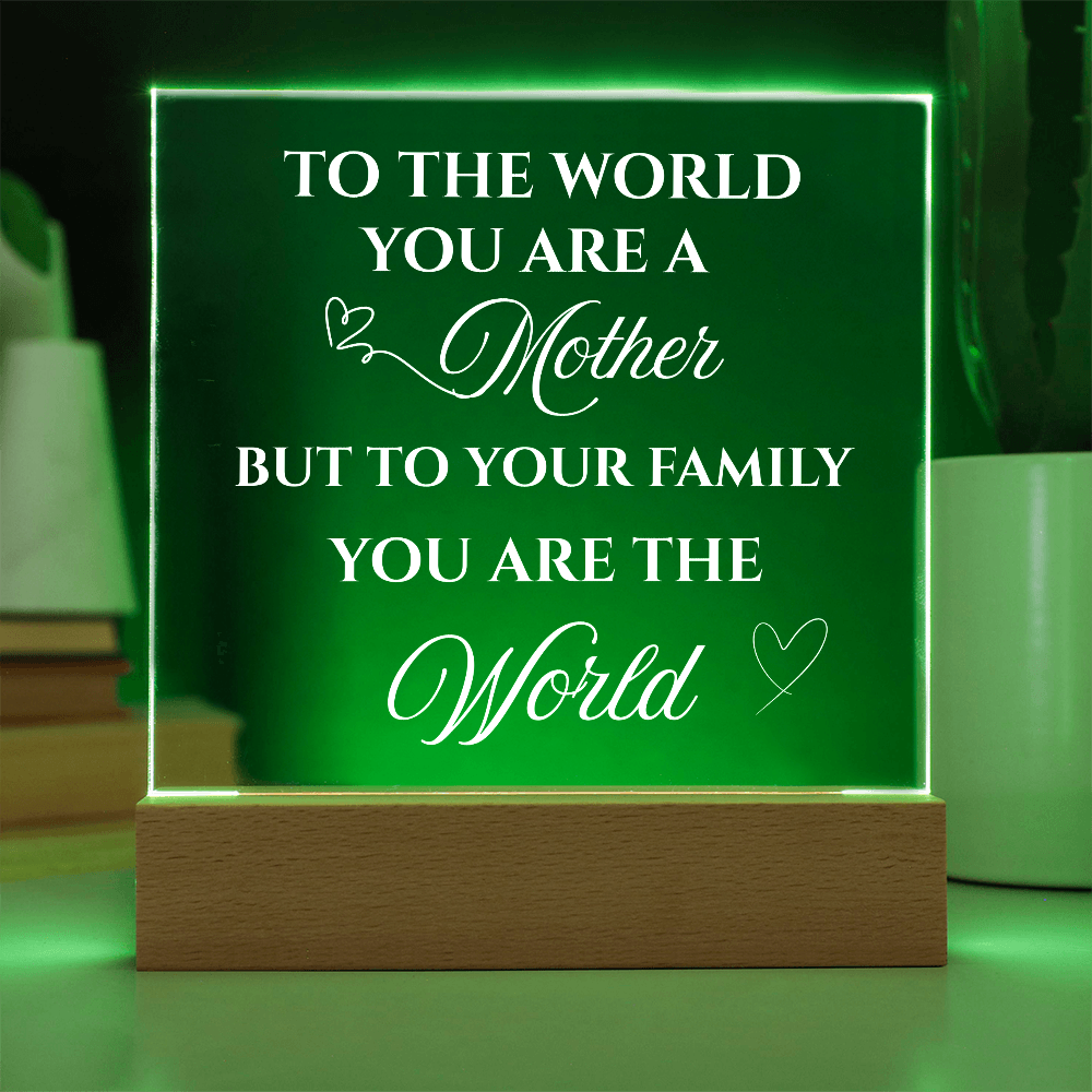To My Mother Acrylic Plaque