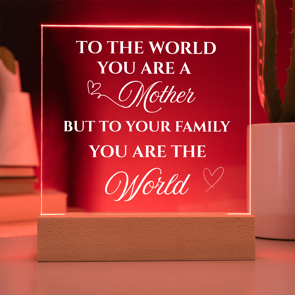 To My Mother Acrylic Plaque