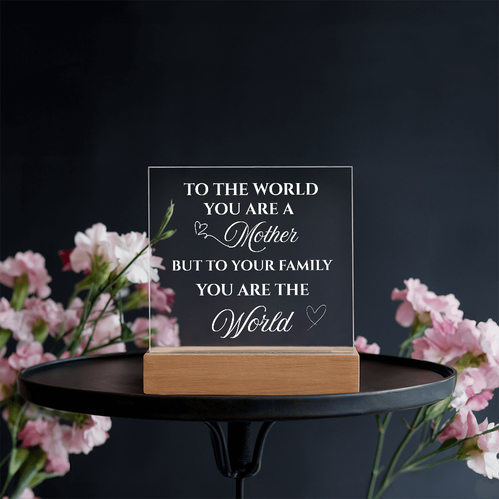 To My Mother Acrylic Plaque