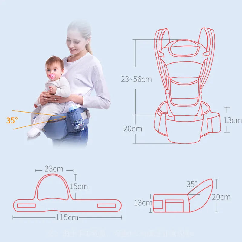 TrekTot™ Ergonomic Baby Carrier Backpack